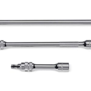 3 pc 1/4" Drive Locking Wobble Extension Set