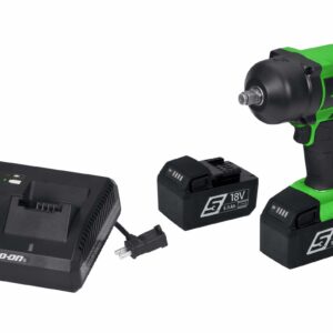 18 V 1/2" Drive Impact Wrench Kit (Green)
