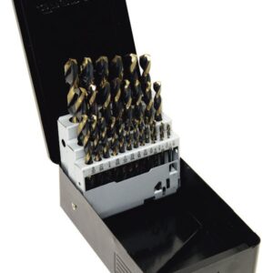 29 pc Jobber Length ThunderBit® High-Speed 135° Split Point Drill Bit Set (1/16-1/2")