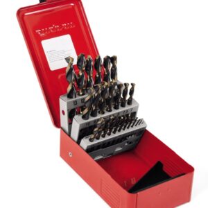25 pc ThunderBit® Metric High-Speed Steel 135° Split Point Drill Bit Set (1-13 mm)