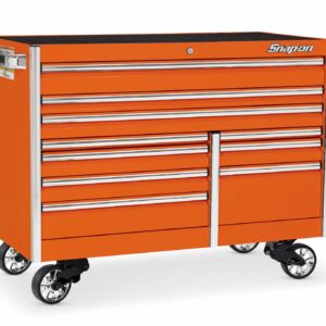 60" 10-Drawer Double-Bank EPIQ™ Series Roll Cab (Electric Orange)