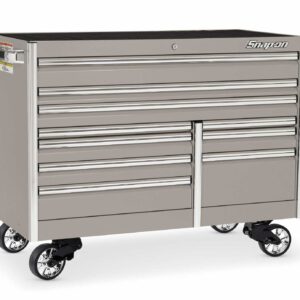 60" 10-Drawer Double-Bank EPIQ™ Series Roll Cab (Arctic Silver)