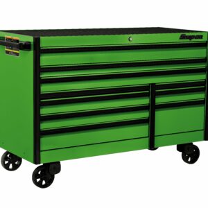 68" 10-Drawer Double-Bank EPIQ™ Series Roll Cab with SpeeDrawer (Extreme Green with Black Trim and Blackout Details)
