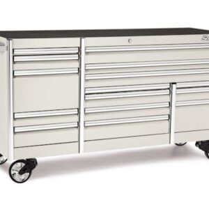 84" 15-Drawer Triple-Bank EPIQ™ Series Roll Cab with PowerDrawer (White)