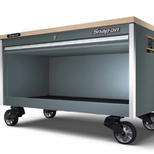 60" One-Drawer Single-Bank EPIQ™ Series Workbench with Hardwood Top (Storm Gray)