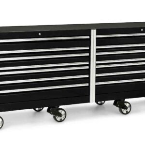 120" 16 Drawer Three Bank EPIQ™ Series Roll Cab with PowerDrawer and SpeeDrawer (Gloss Black)