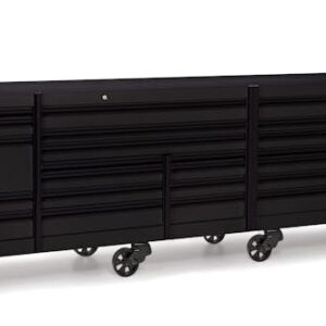 144" 26 Drawer Five Bank EPIQ™ Series Roll Cab with PowerDrawer (Flat Black with Black Trim and Blackout Details)