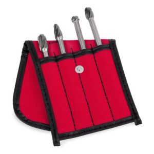 4 pc Long-Neck Carbide Burr Set